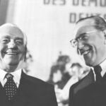 Staatspräsident Wilhelm Pieck (l.) und Ministerpräsident Otto Grotewohl am 11. Oktober 1949