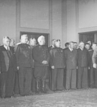Empfang bei der Sowjetischen Kontrollkommission am 11. November 1949