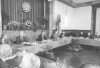 Treffen des Zentralen Demokratischen Blocks der Parteien und Massenorganisationen am 18. Oktober 1989