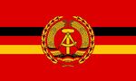 Dienstflagge für Kampfschiffe und -boote der Volksmarine der Deutschen Demokratischen Republik