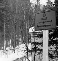 15.01.1970 - Grenze zur ČSSR im Natzschungtal, Rothenthal (Olbernhau)