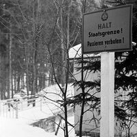 15.01.1970 - Grenze zur ČSSR im Natzschungtal, Rothenthal (Olbernhau)