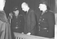 20.6.50 im Rathaussaal von Waldheim/Sachsen begannen die ersten Verhandlungen. Verhandlung gegen Ernst Heinicker, Sturmführer der SA das Urteil lautet auf Todesstrafe.